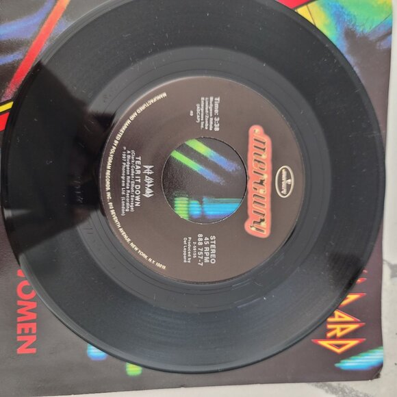 Def Leppard 4 Vinyl records Animal, Hysteria, Women and Pour Some Sugar on Me - Picture 13 of 16